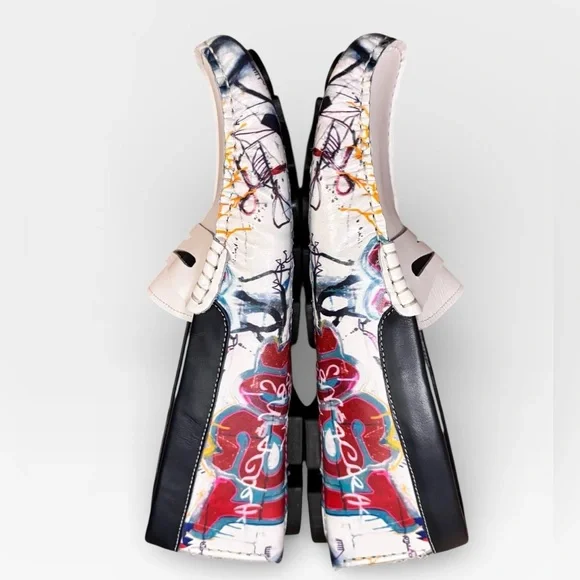 ROBERT GRAHAM
Haryanto Printed Leather Driving Loafers Size 11.5 - Picture 1 of 15